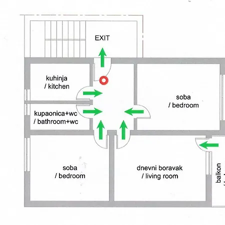 Centar A1 Lalu - Free Garage شقة